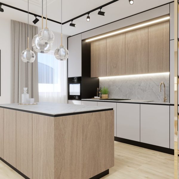 projekt mieszkania gold sand