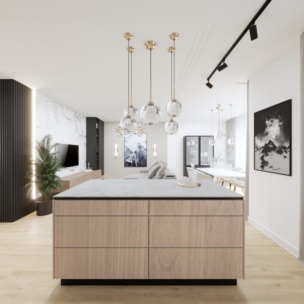 projekt mieszkania gold sand