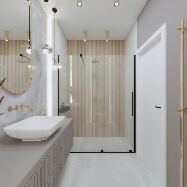 projekt mieszkania gold sand