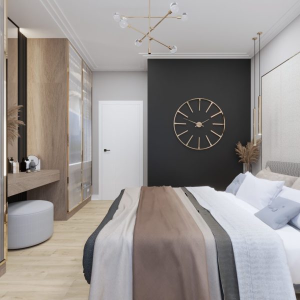 projekt mieszkania gold sand