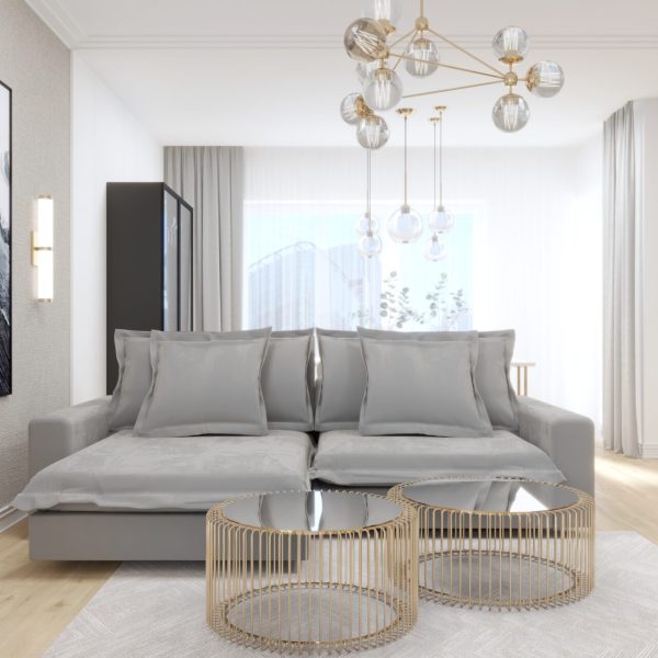 projekt mieszkania gold sand